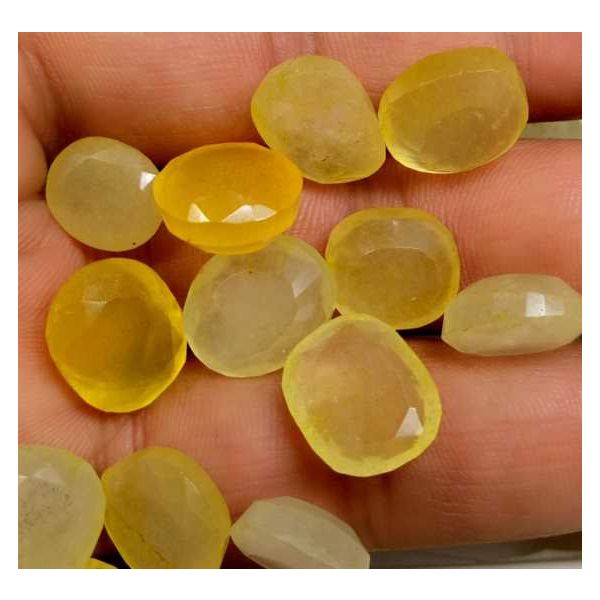 Lab Made Wholesale Lot Yellow Sapphire MM Size Gemstone