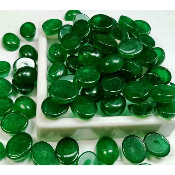 Lab Made Wholesale Lot Green Jade 12x10x6 MM Size Gemstone 