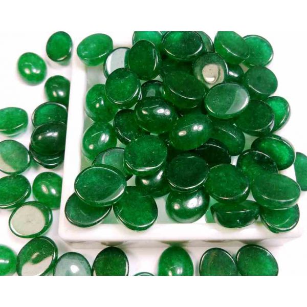 Lab Made Wholesale Lot Green Jade 12x10x6 MM Size Gemstone 