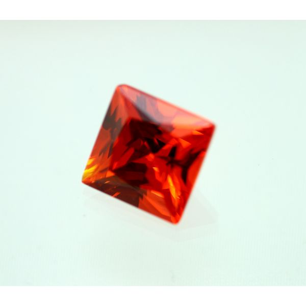 14 Carats Red Cubic Zircon Square shape 12x12 MM