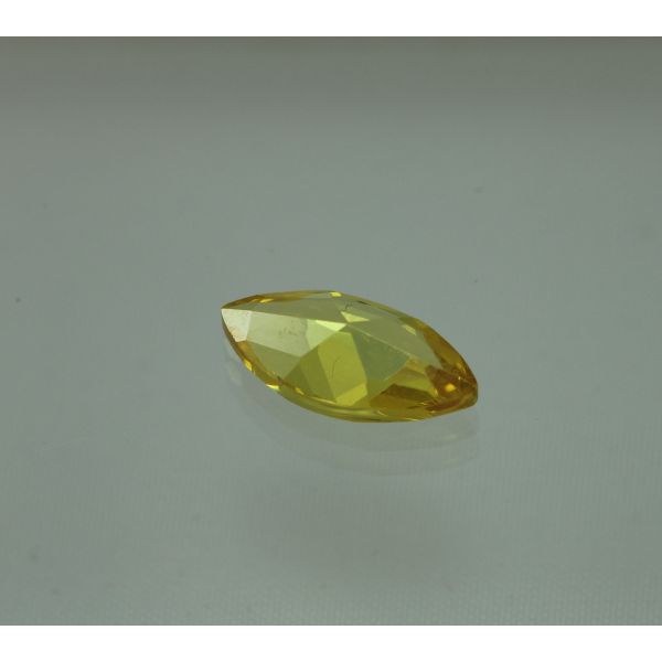 7 Carats Yellow Cubic Zircon Marquise shape 8x16 MM
