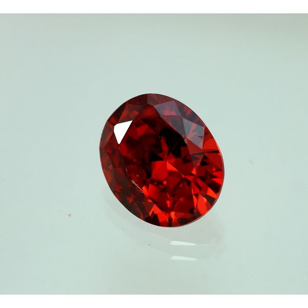 10 Carats Red Cubic Zircon Oval shape 10x14 MM