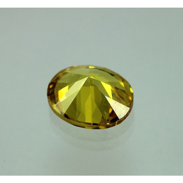 10 Carats Yellow Cubic Zircon Oval shape 10x14 MM