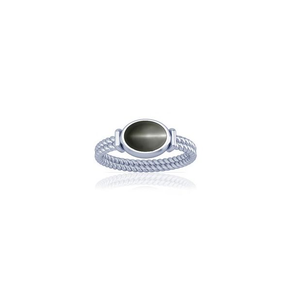 Natural Cats Eye Sterling Silver Ring - K11