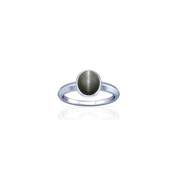 Natural Cats Eye Sterling Silver Ring - K1