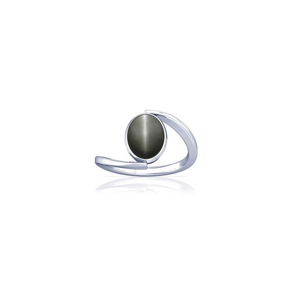 Natural Cats Eye Sterling Silver Ring - K6