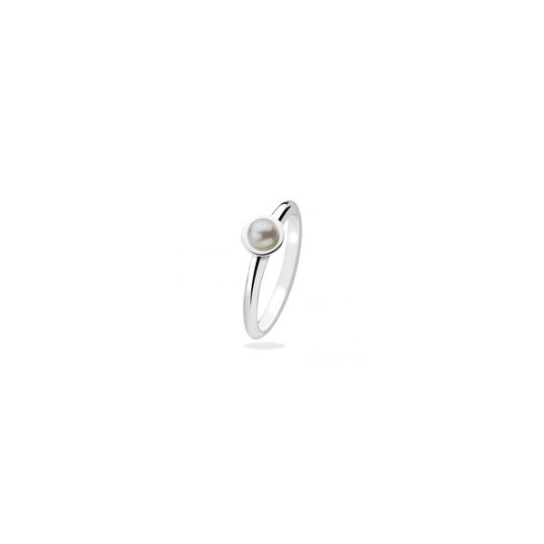 Natural Pearl Sterling Silver Ring - P1