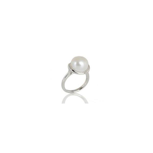 Natural Pearl Sterling Silver Ring - P5