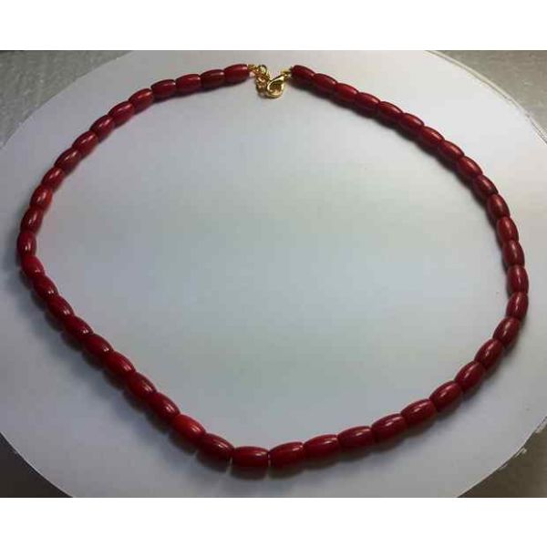 Best Red Coral Rosary 27 Gram (Length 18 Inch)