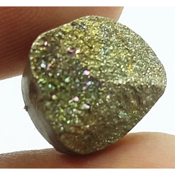 6.99 Carats Natural Spectro Pyrite Druzy 11.76 X 10.54 X 6.90 mm