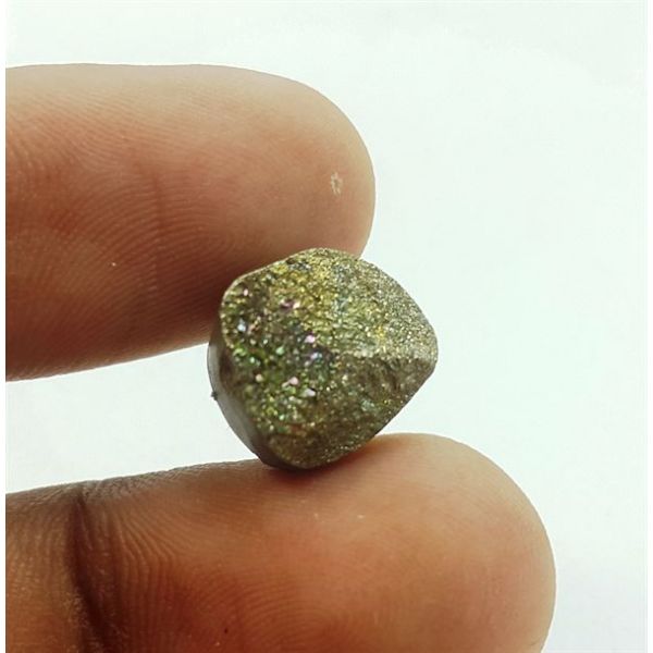 6.99 Carats Natural Spectro Pyrite Druzy 11.76 X 10.54 X 6.90 mm