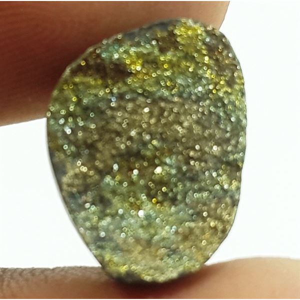 5.87 Carats Natural Spectro Pyrite Druzy 13.42 X 11.05 X 4.17 mm
