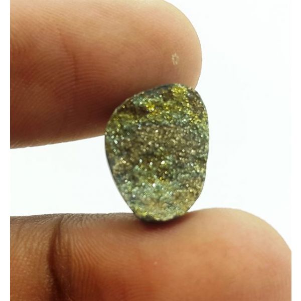 5.87 Carats Natural Spectro Pyrite Druzy 13.42 X 11.05 X 4.17 mm