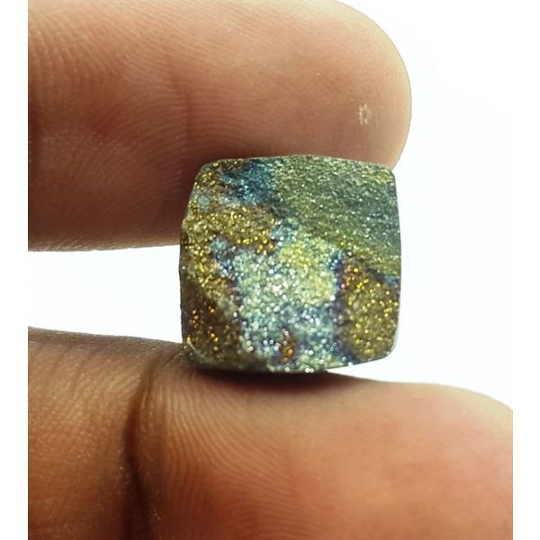 4.32 Carats Natural Spectro Pyrite Druzy 12.41 X 12.27 X 4.45 mm