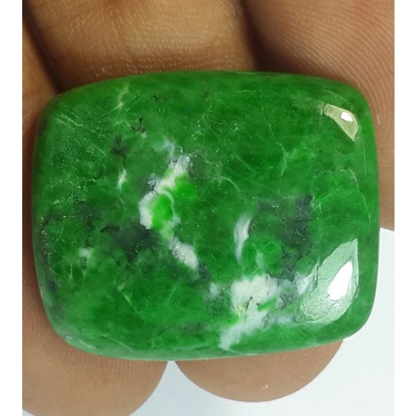 31.51 Carats Natural  Jadeite Jade Rectangular Shaped 25.95x21.69x4.56 mm