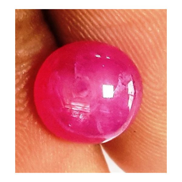 5.37 Carats Burmese Ruby 8.76 x 8.28 x 6.36 mm