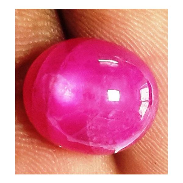 8.37 Carats Burmese Star Ruby 12.06 x 9.19 x 6.18 mm