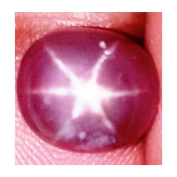 6.07 Carats Burmese Star Ruby 9.39x8.28x6.65 mm