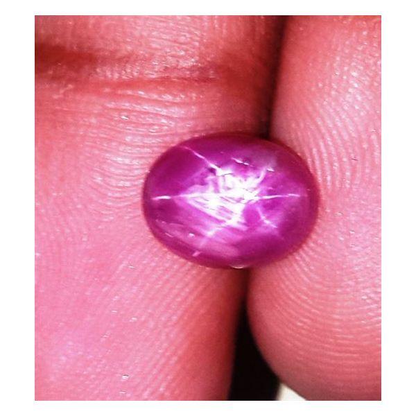 3.55 Carats Kenya Mines Star Ruby 9.01x6.92x5.09 mm