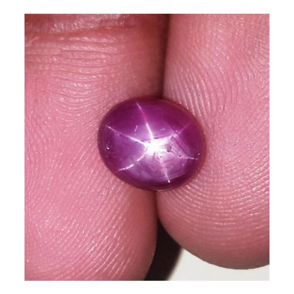 3.43 Carats Kenya Mines Star Ruby 8.23x6.98x6.99 mm