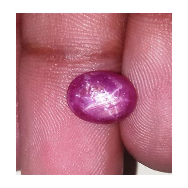 3.21 Carats Kenya Mines Star Ruby 9.45x7.30x3.99 mm