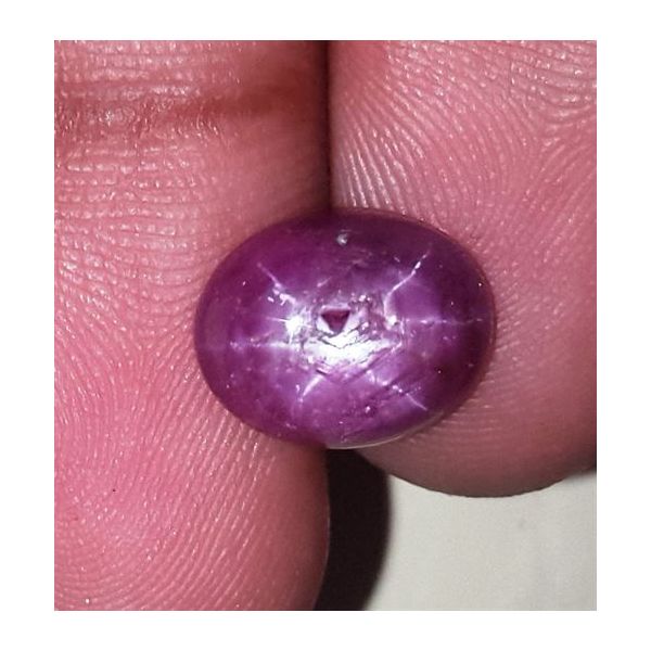 5.98 Carats African Star Ruby 11.34x8.87x5.48 mm