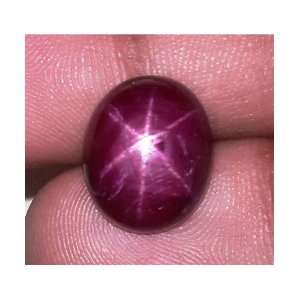 10.67 Carats African Star Ruby 13.30x11.08x6.34 mm