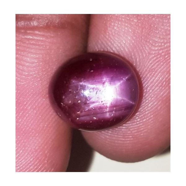 11.35 Carats African Star Ruby 11.10x10.01x8.63 mm