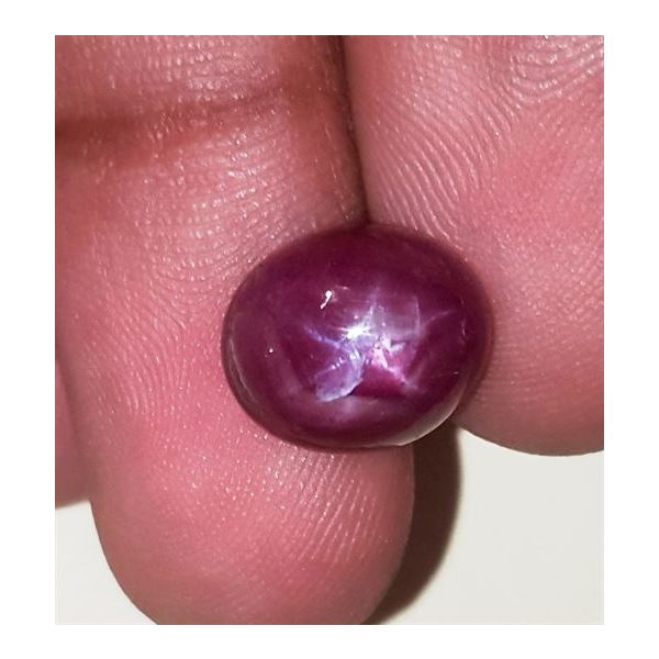 8.08 Carats African Star Ruby 11.29x9.52x6.48 mm