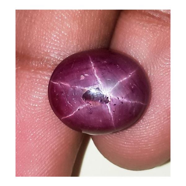 12.03 Carats African Star Ruby 14.09x11.96x6.47 mm