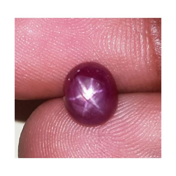 2.53 Carats African Star Ruby 7.79x6.57x4.40 mm