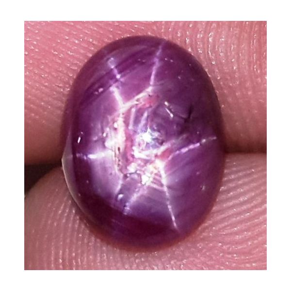 6.66 Carats African Star Ruby 10.91x8.41x5.98 mm