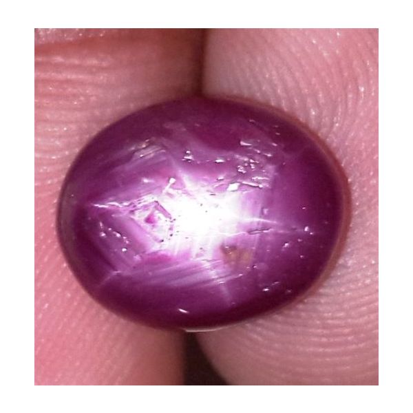 9.02 Carats African Star Ruby 11.73x9.53x7.09 mm