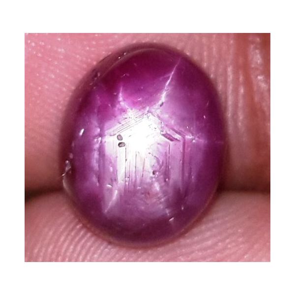 8.63 Carats African Star Ruby 11.47x6.69x6.95 mm