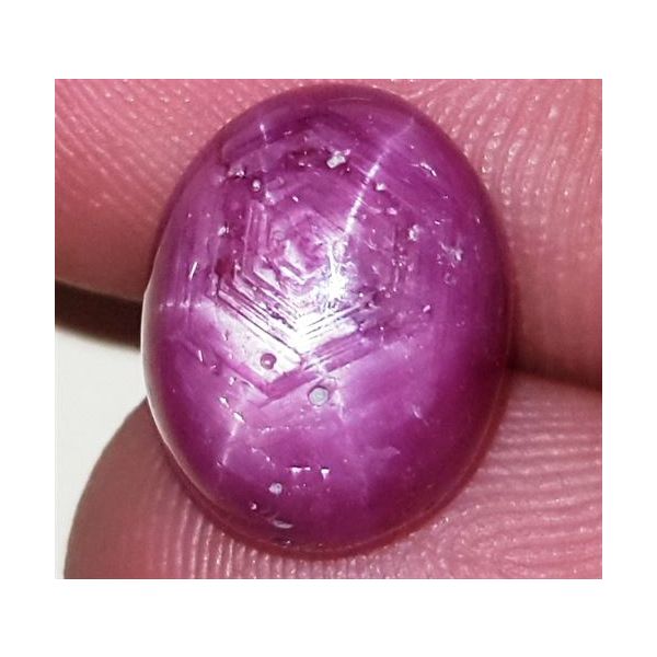 11.26 Carats African Star Ruby 12.48x9.60x7.83 mm