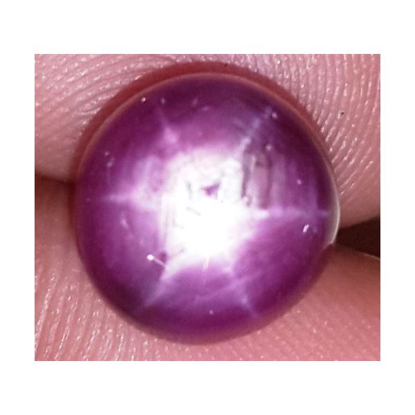 10.85 Carats African Star Ruby 10.53x10.19x8.46 mm