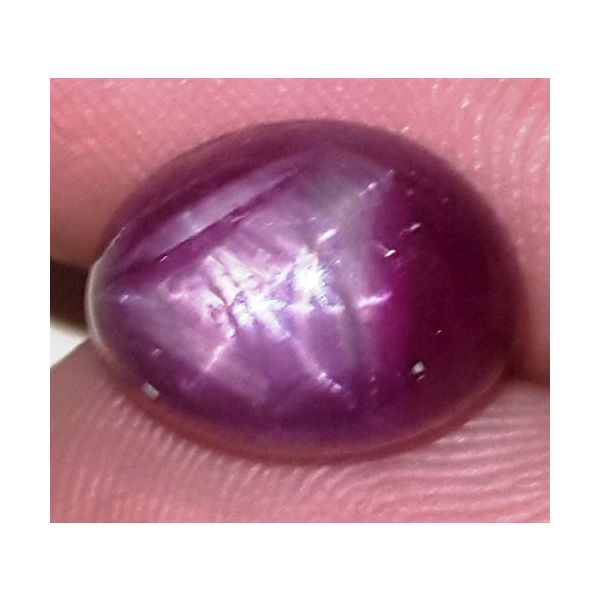8.18 Carats African Star Ruby 11.16x8.69x4.49 mm