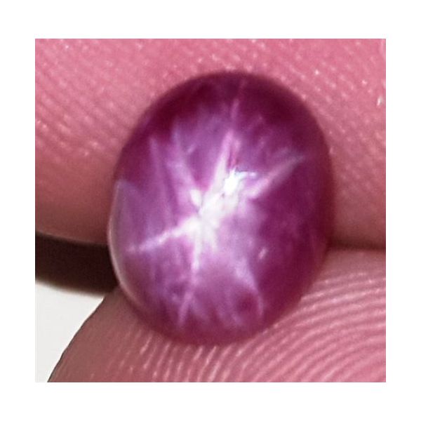 2.12 Carats African Star Ruby 8.14x6.60x3.41 mm