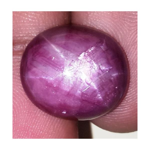 18.68 Carats African Star Ruby 15.78x13.94x7.39 mm