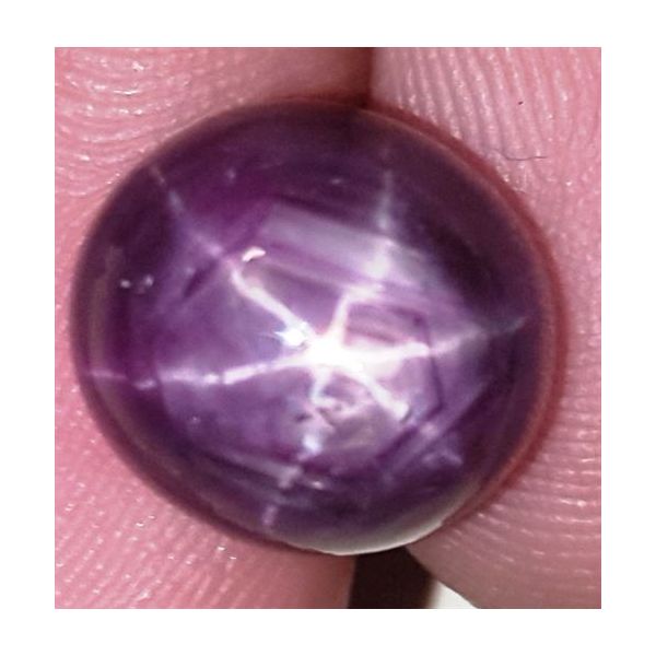 11.42 Carats African Star Ruby 11.32x10.39x8.40 mm