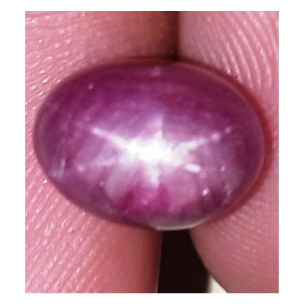 7.06 Carats African Star Ruby 10.05x7.26x7.76 mm