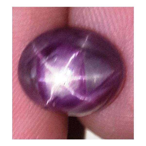 6.2 Carats African Star Ruby 9.97x8.34x6.38 mm