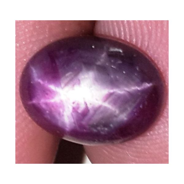 5.51 Carats African Star Ruby 11.08x8.25x5.26 mm