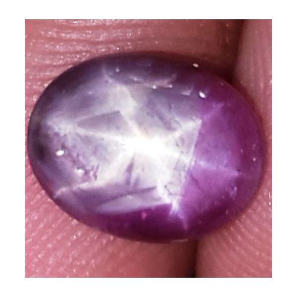 3 Carats African Star Ruby 9.42x7.55x3.74 mm