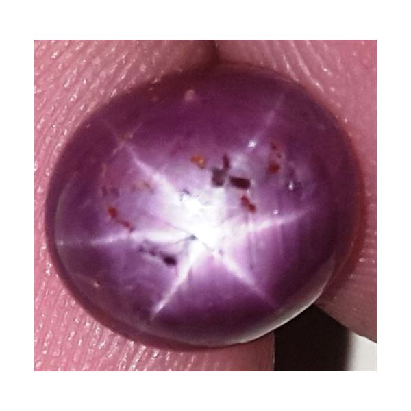 5.37 Carats African Star Ruby 9.59x8.57x5.88 mm