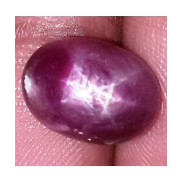 7.56 Carats African Star Ruby 11.36x8.24x6.93 mm