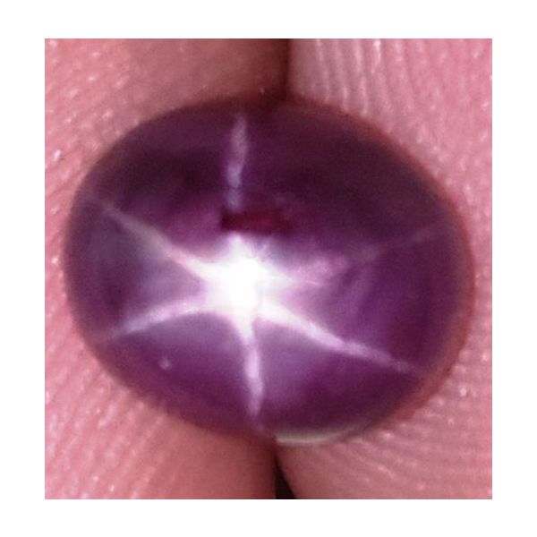 3.22 Carats African Star Ruby 8.19x6.75x5.05 mm