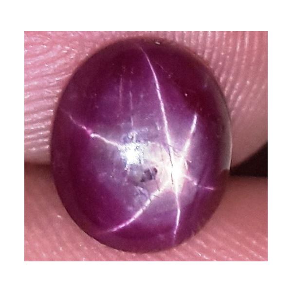 2.76 Carats African Star Ruby 8.75x8.18x3.77 mm