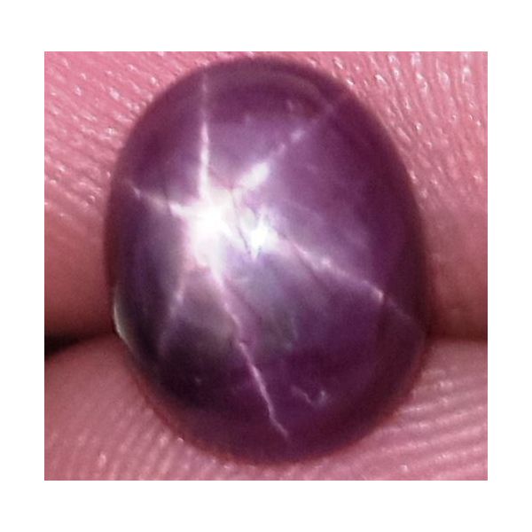 4.13 Carats African Star Ruby 9.12x7.23x5.39 mm