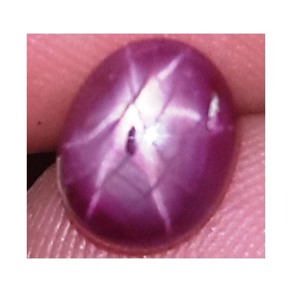 2.43 Carats African Star Ruby 7.51x6.20x4.27 mm